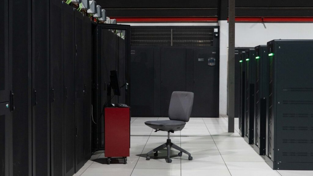 Data center aisle